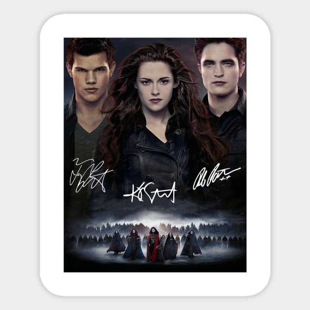 The Twilight Saga Breaking Dawn Signature Twilight Movie Sticker by Stephensb Dominikn